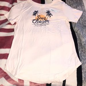 Old Navy palm tree graphic tee tropical shirt